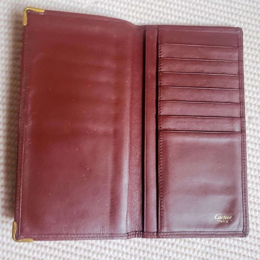 Cartier Leather Bifold Long Wallet - Picture 7 of 12